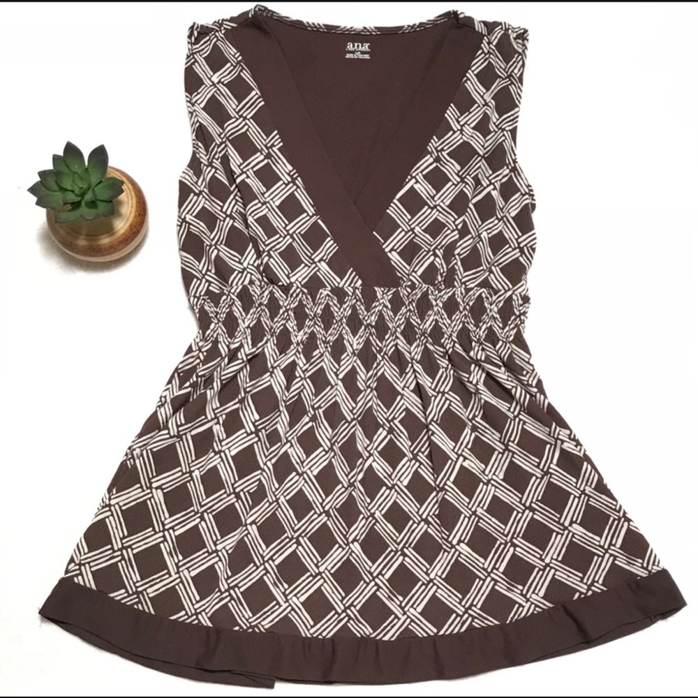 ANA sleeveless empire waist top